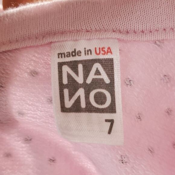 NANO Girls Purple Long Sleeve Polka Dot Dress Size 7 - Picture 8 of 9